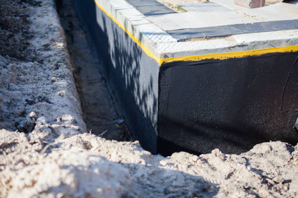 Professional Waterproofing technician working in Lyndhurst, OH